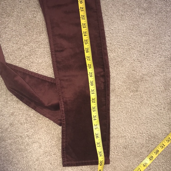 Loft plum velvet pants - Picture 8 of 9
